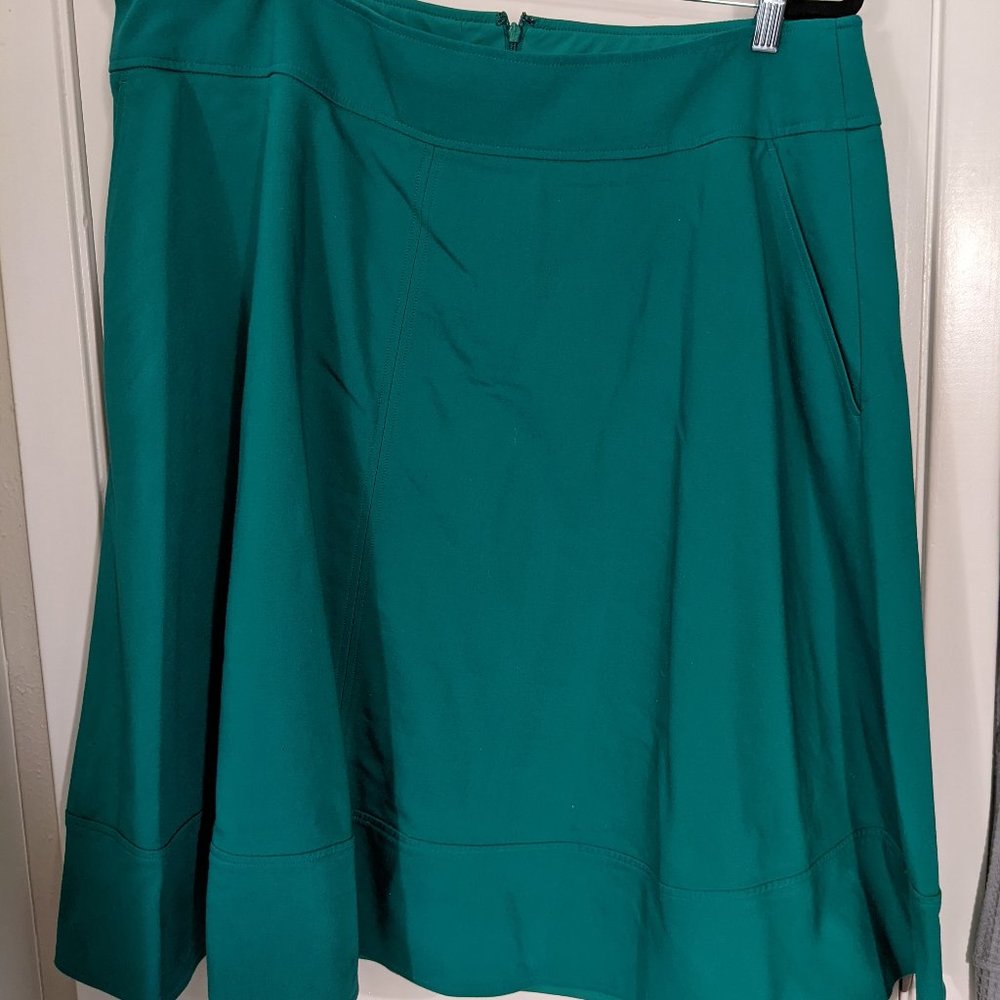 Green Modernist Skirt